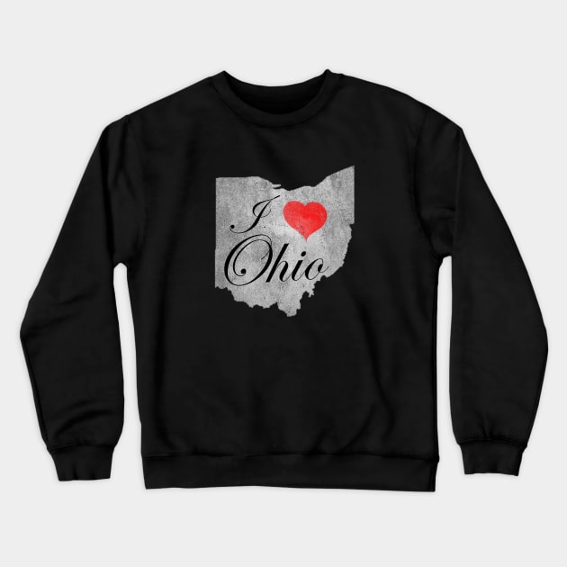 I Love Ohio Crewneck Sweatshirt by Hussar